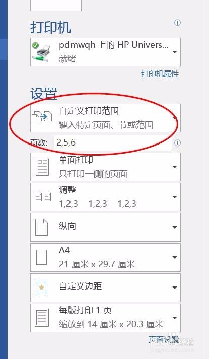 word的打印技巧