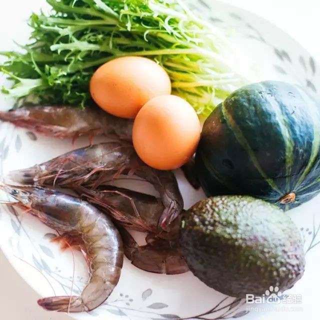 咯咯哒教您做美食——南瓜牛油果鸡蛋沙拉