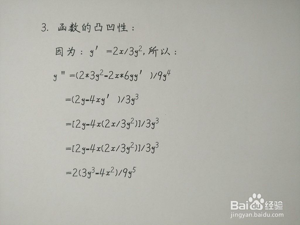 隐函数y^3-x^2=4的图像