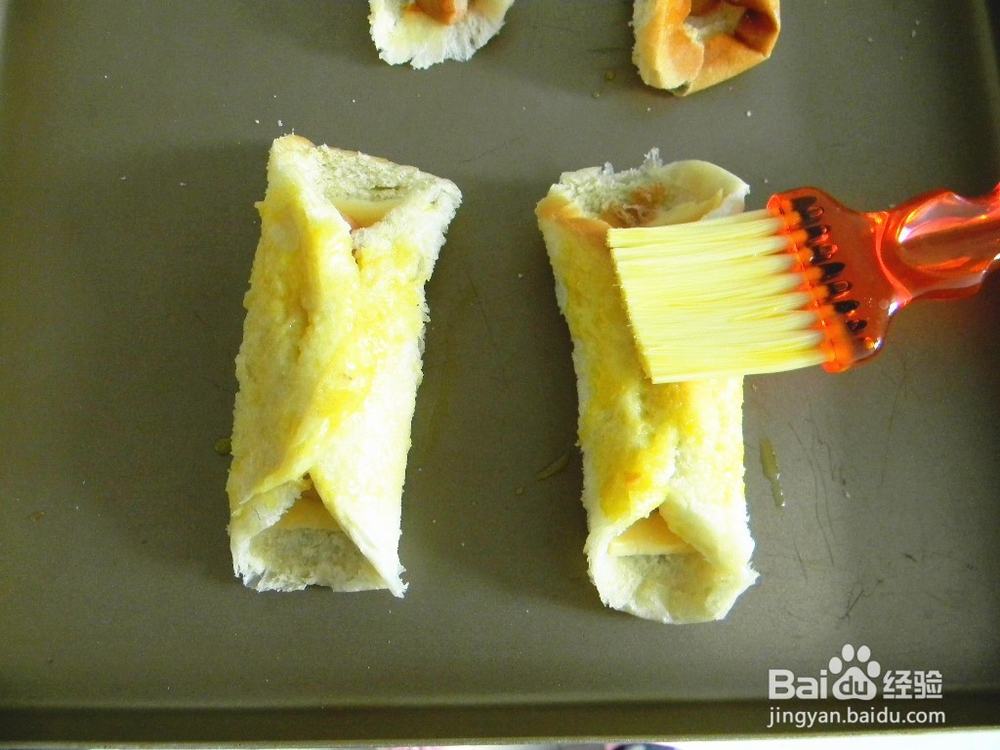 美味早餐——玉米肠芝士面包卷