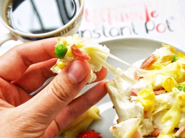 培根芝士烤馒头