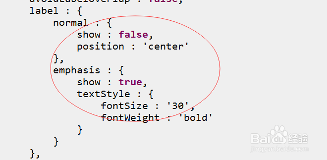 如何让echarts的环形图显示固定值