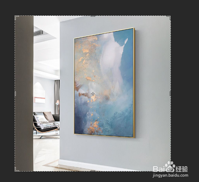 利用ps把照片摆正