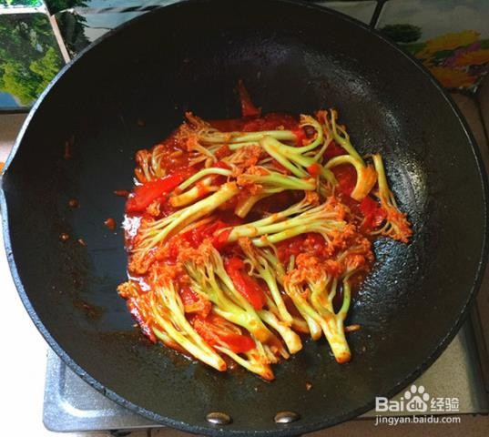 怎么做西红柿焖有机花菜