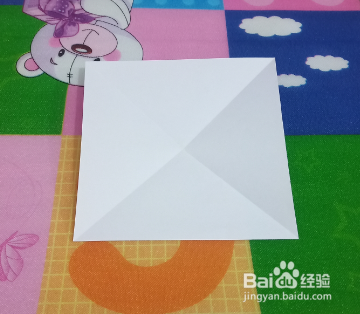 手工折纸之超级玛丽帽子的折法