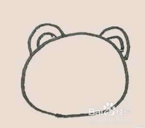 手绘简笔画之小熊猫的画法