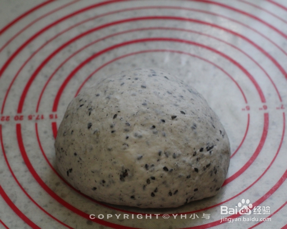 怎么吃都不腻的油黑芝麻贝果