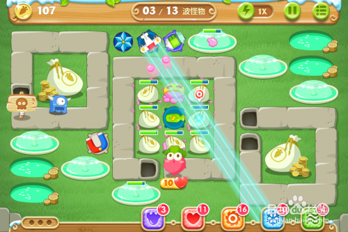 保卫萝卜2 地下庄园攻略:[17]第十七关