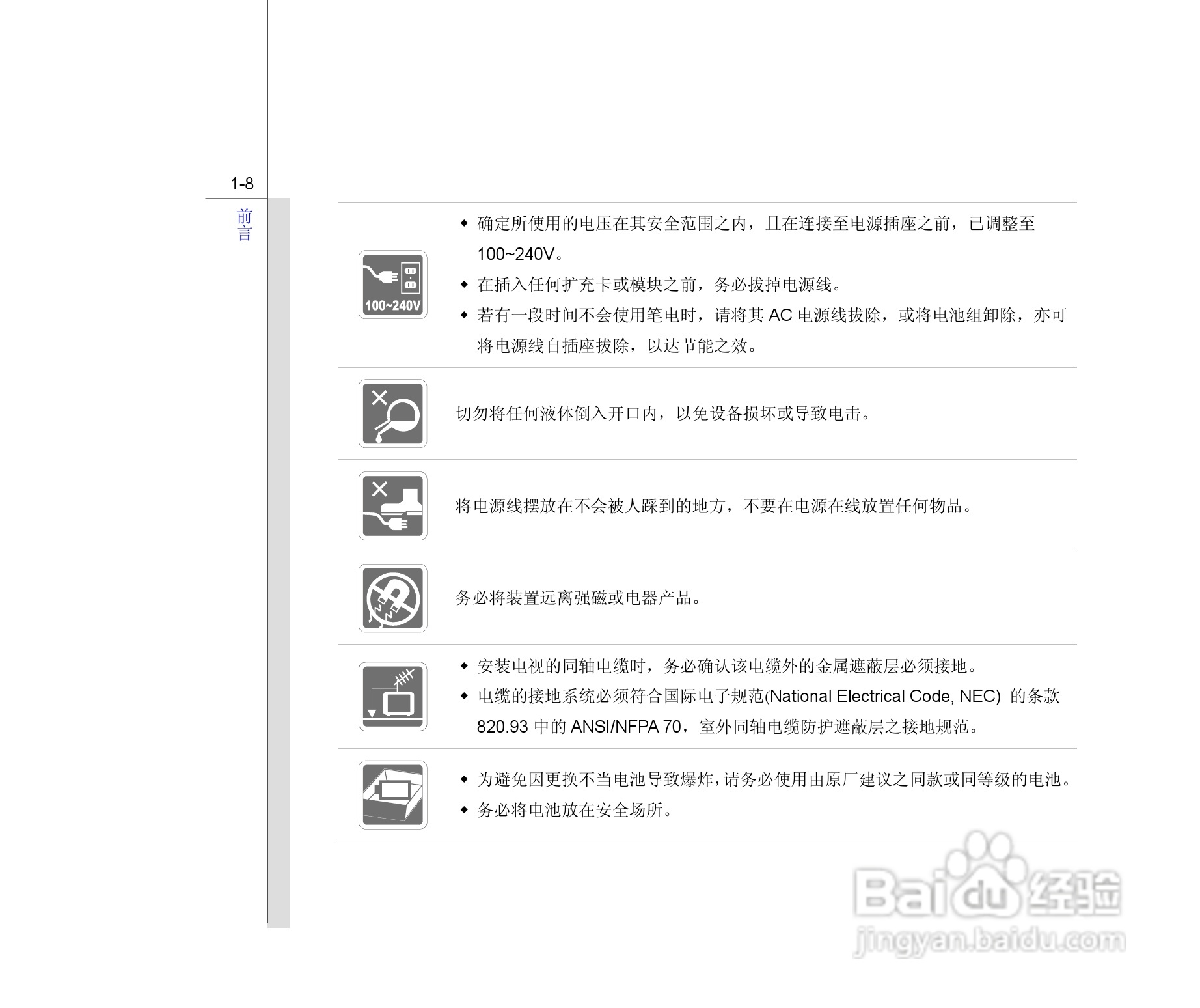 微星MSI CR620笔记本电脑使用说明书:[1]