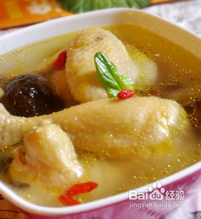 小儿补气养血香菇炖鸡的做法
