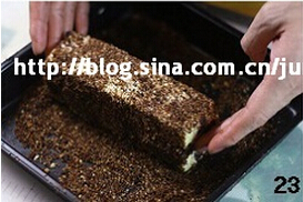 双色棋格奶油蛋糕