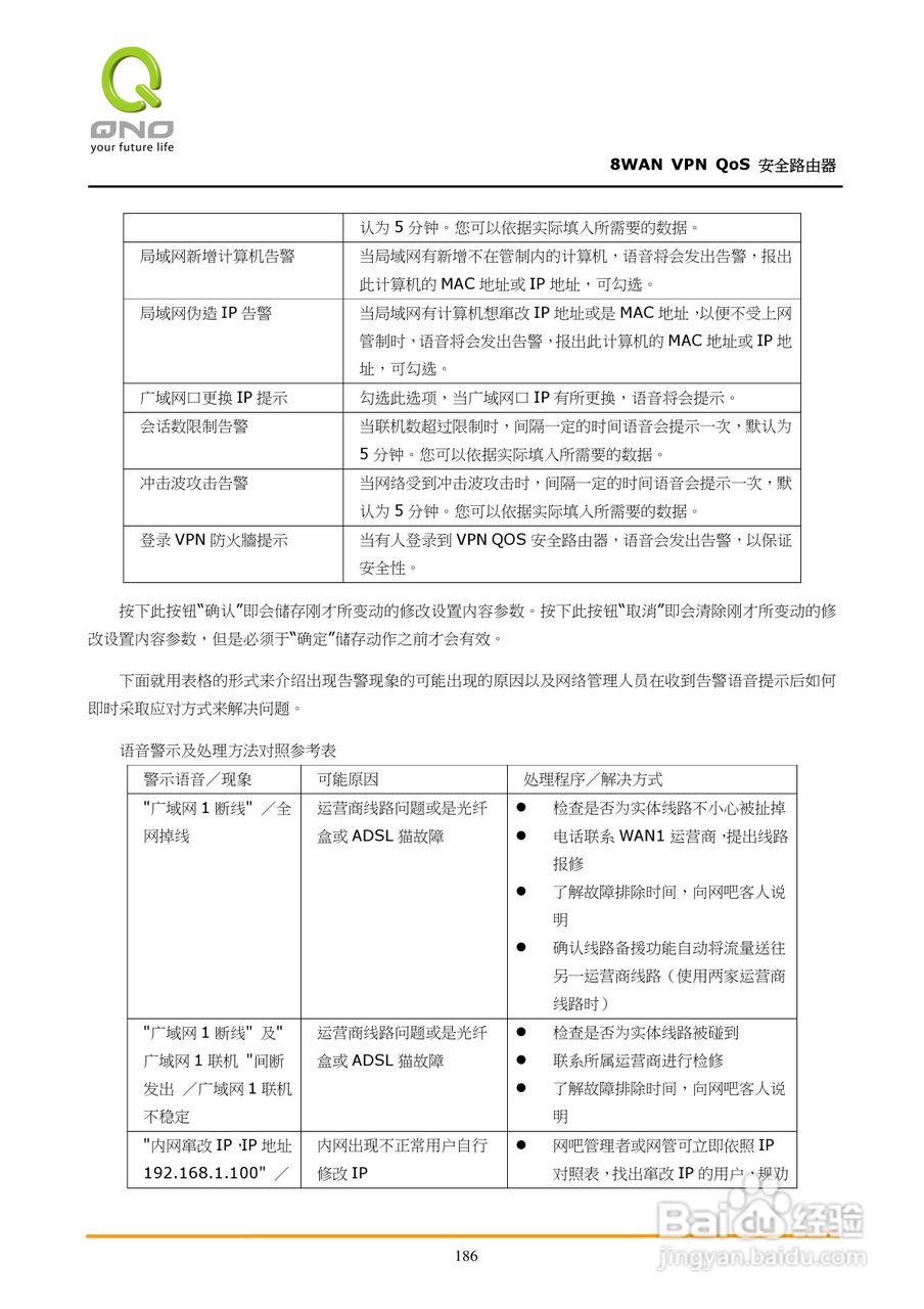 侠诺QVM1250路由器使用说明书:[20]