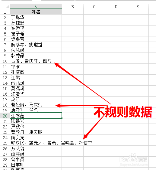 逆透视在不规则的数据转换的应用案例