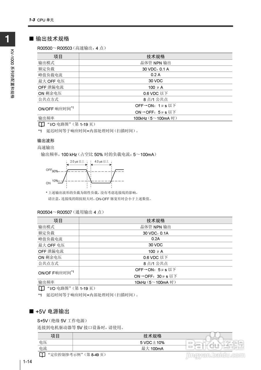 基恩士KV-1000系列高速多功能应用电力网络路由器说明:[4]