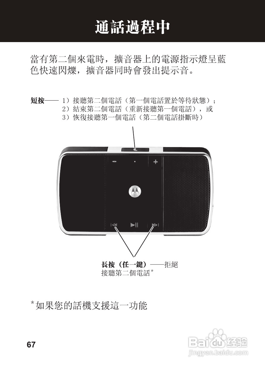 摩托罗拉EQ5蓝牙扬声器使用说明书:[7]
