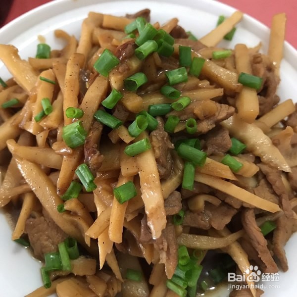 肉炒双冬的美味做法