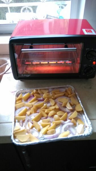 烤鸡翅洋葱小土豆