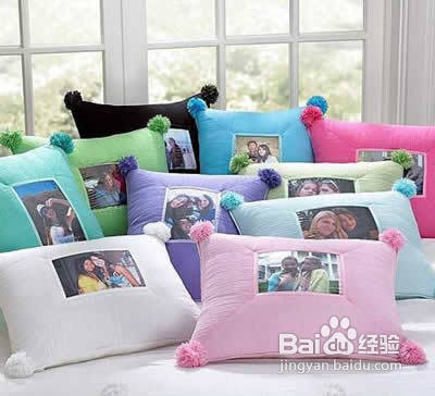 DIY布艺抱枕　旧物改造装扮时尚卧室