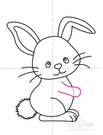 如何画可爱的兔子