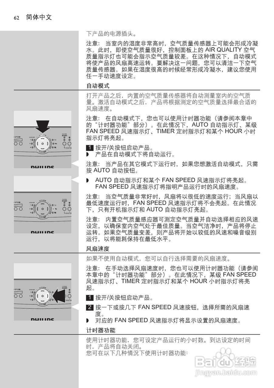 PHILIPS AC4004空气净化器使用说明书:[7]