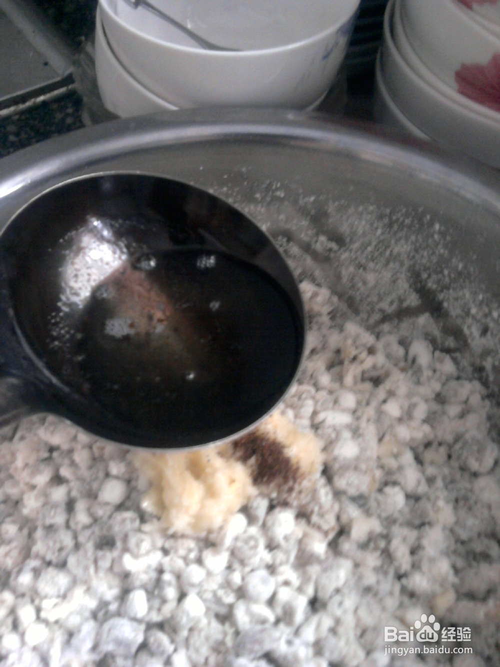 豆角菜、绿豆汤、吃饱喝好精神爽