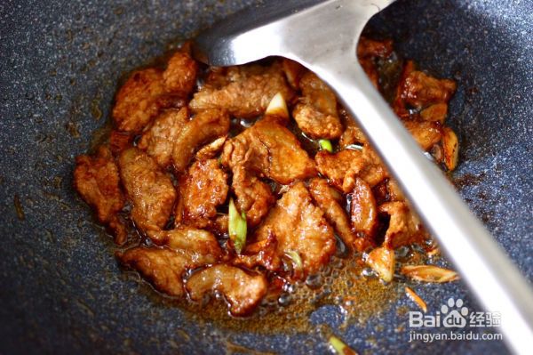 海虾肉片辣炒茄条