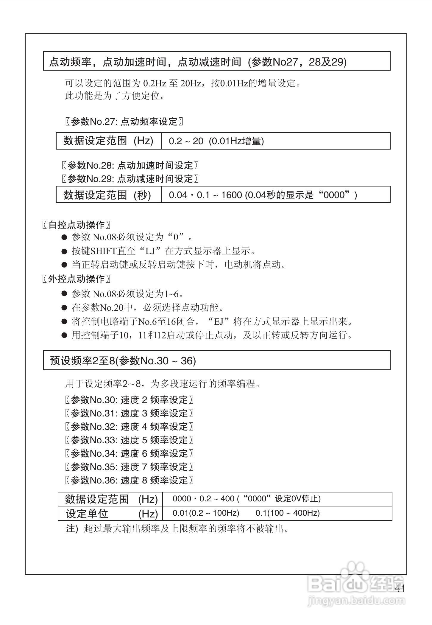 VF-8Z变频器使用手册:[5]