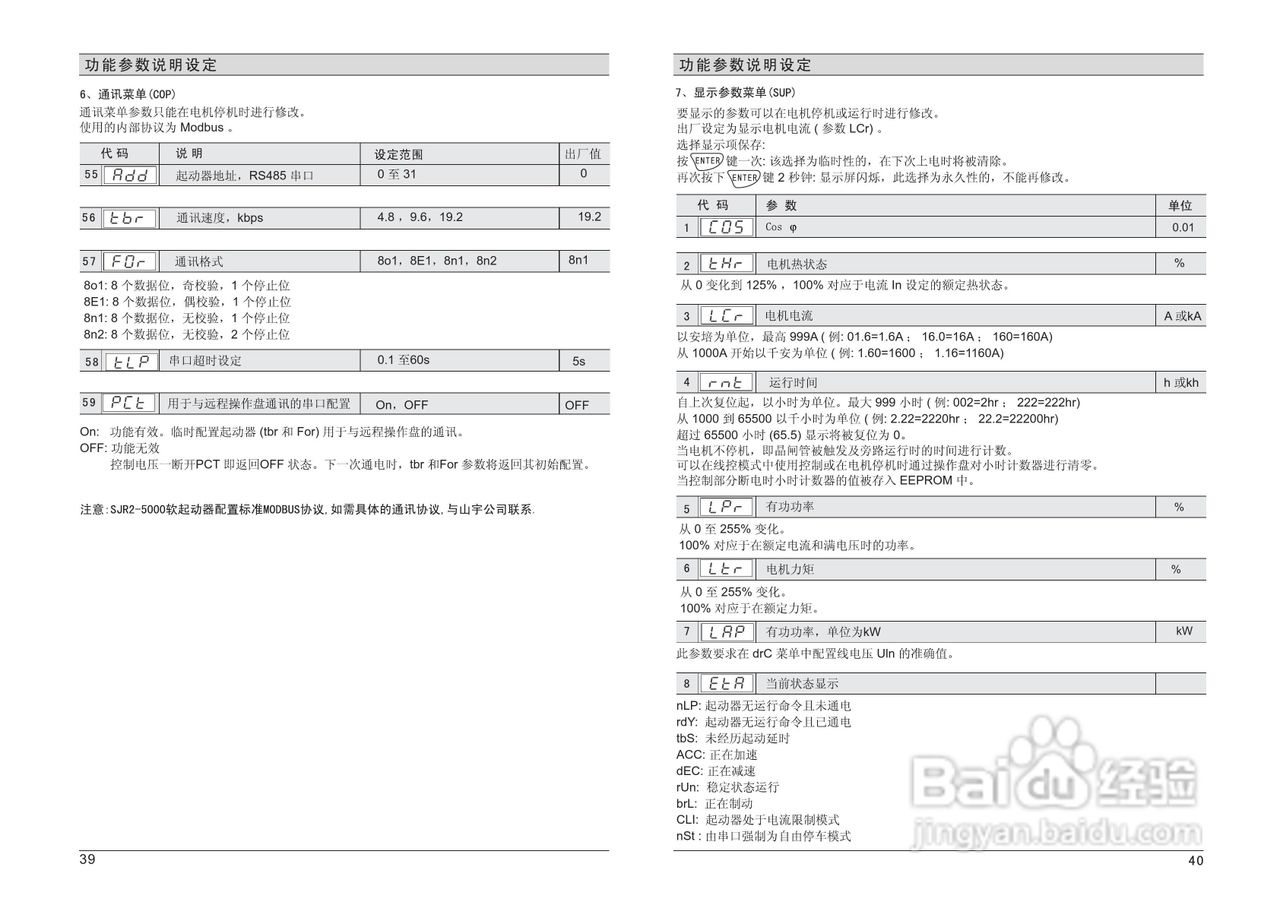 山宇SJR2-5630高转矩全智能电机软起动器使用说明书:[3]
