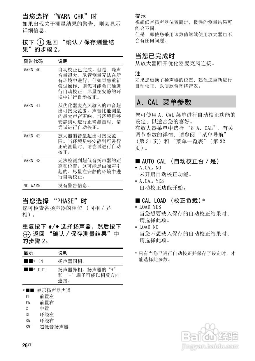 索尼HT-SF2300家庭影院使用说明书:[2]