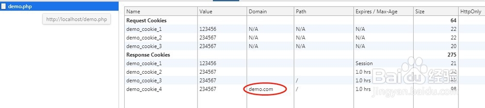 php给域名设置cookie方法