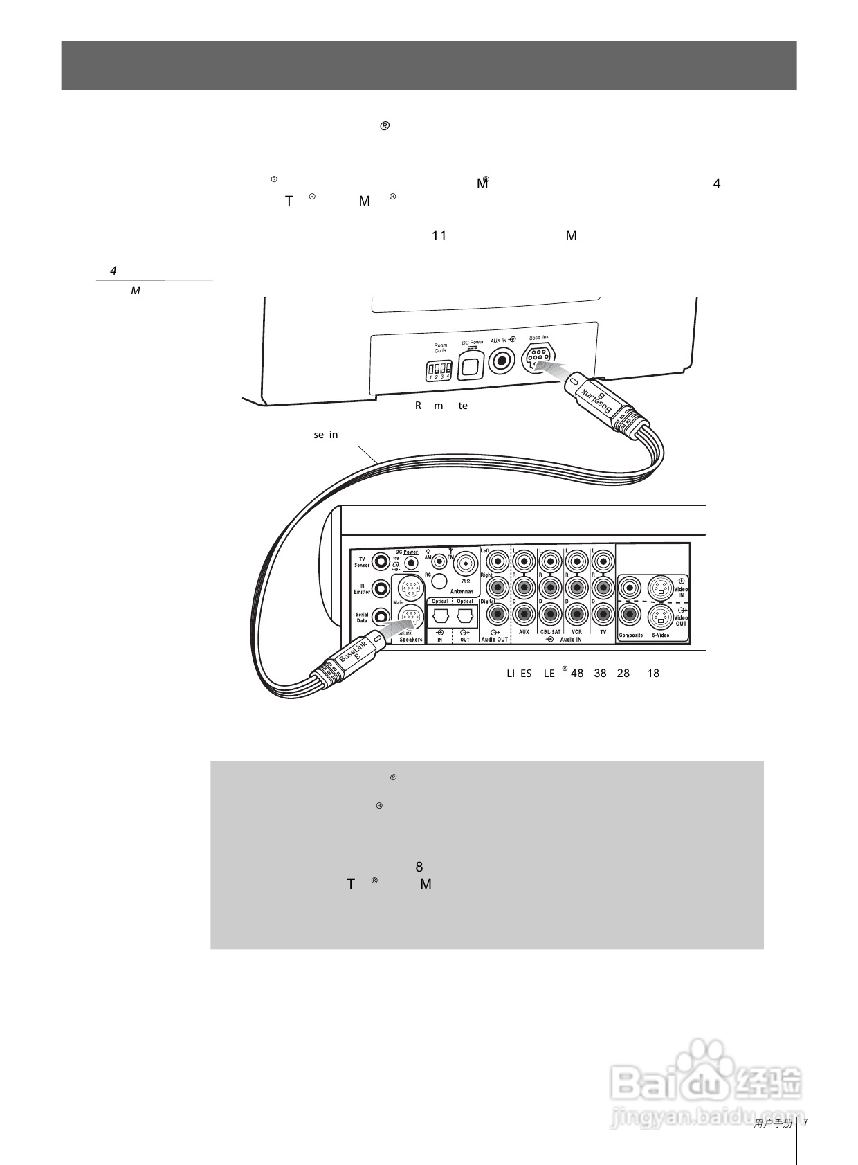 博士悠闲RoomMate型有源扬声器系统说明书:[1]