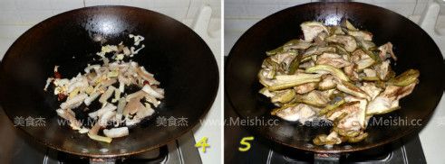 猪皮烧茄干的做法
