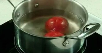 美食之西红柿鸡蛋面片汤