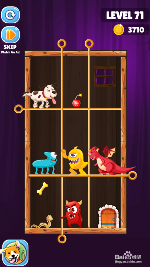 如何通过Help The Doggy的LEVEL 71