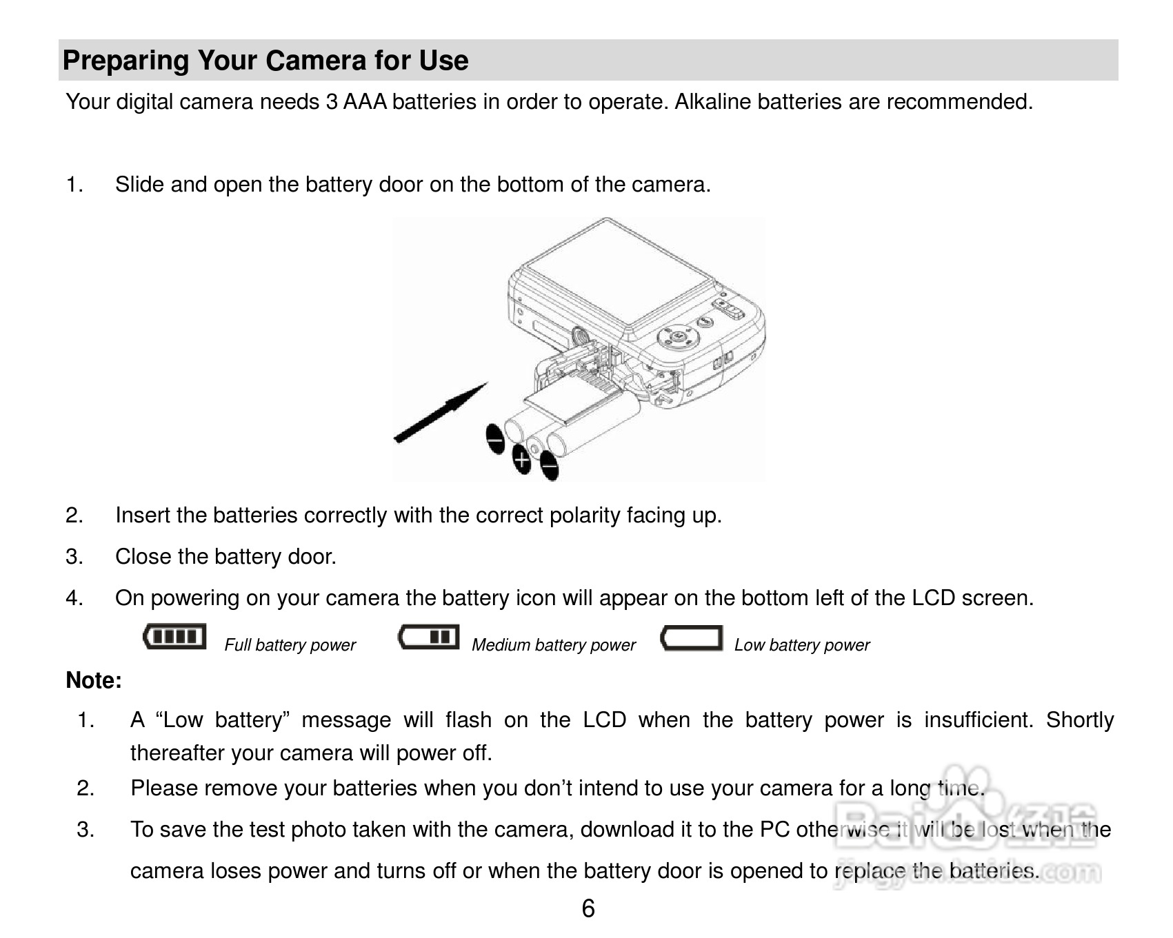 威达ViviCam VT324数码相机使用说明书:[1]