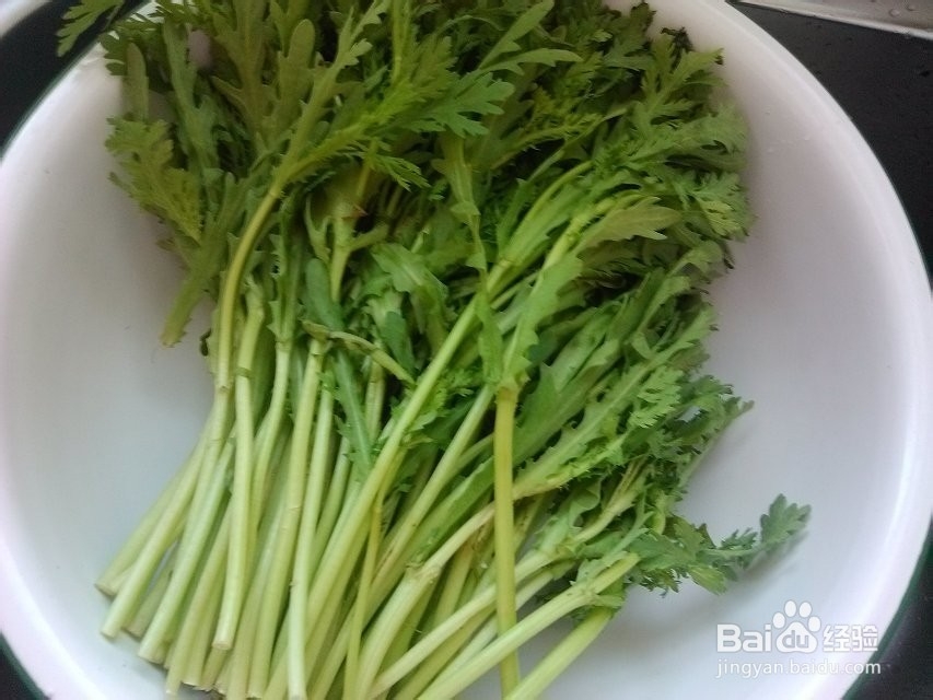 白灼茼蒿怎么做