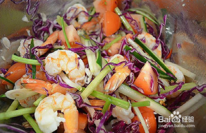 凉拌酸辣虾的做法