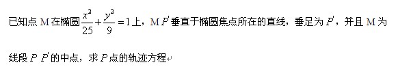 如何求椭圆方程问题