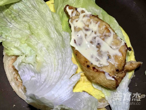 鸡肉手抓饼的做法
