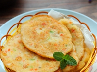 虾仁煎饼的做法