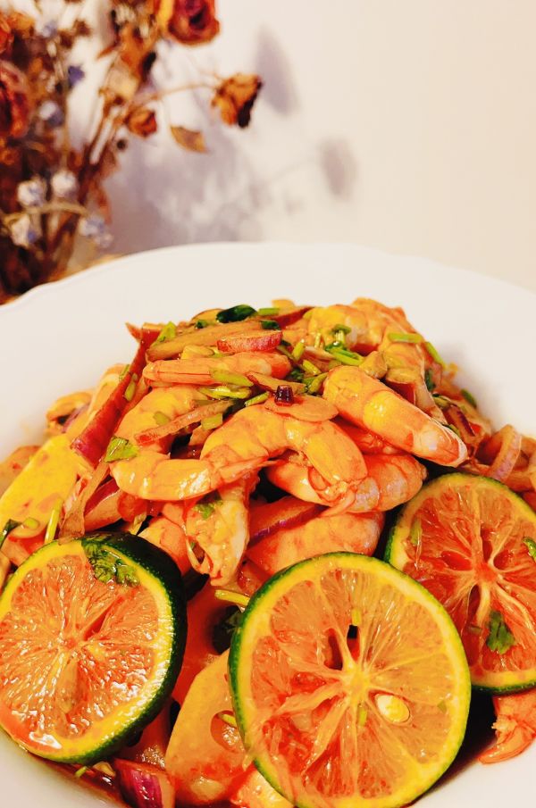 泰式酸辣鲜虾沙拉