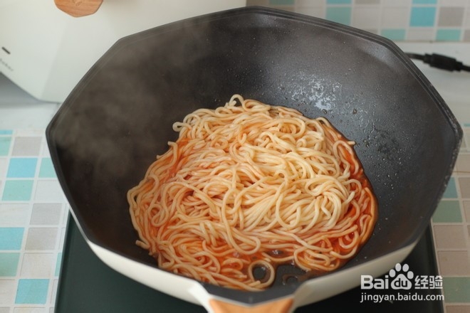 牛排番茄面早餐