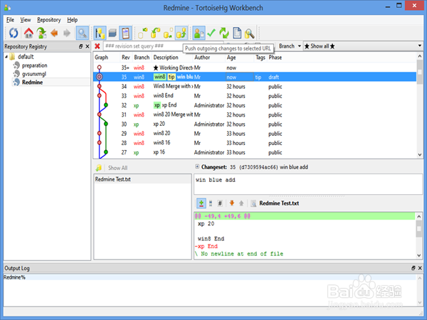 TortoiseHg-不错的版本管理工具