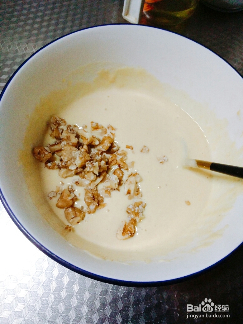爽脆可口的玉米面核桃发面饼