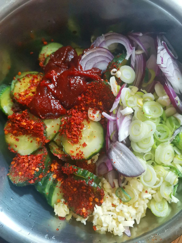 韩式辣酱黄瓜泡菜