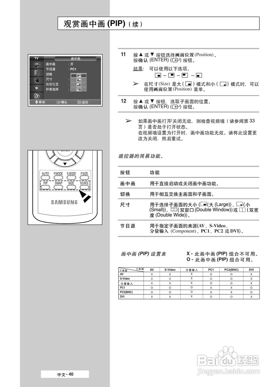 三星PPM50M5HB液晶显示器使用说明书:[4]