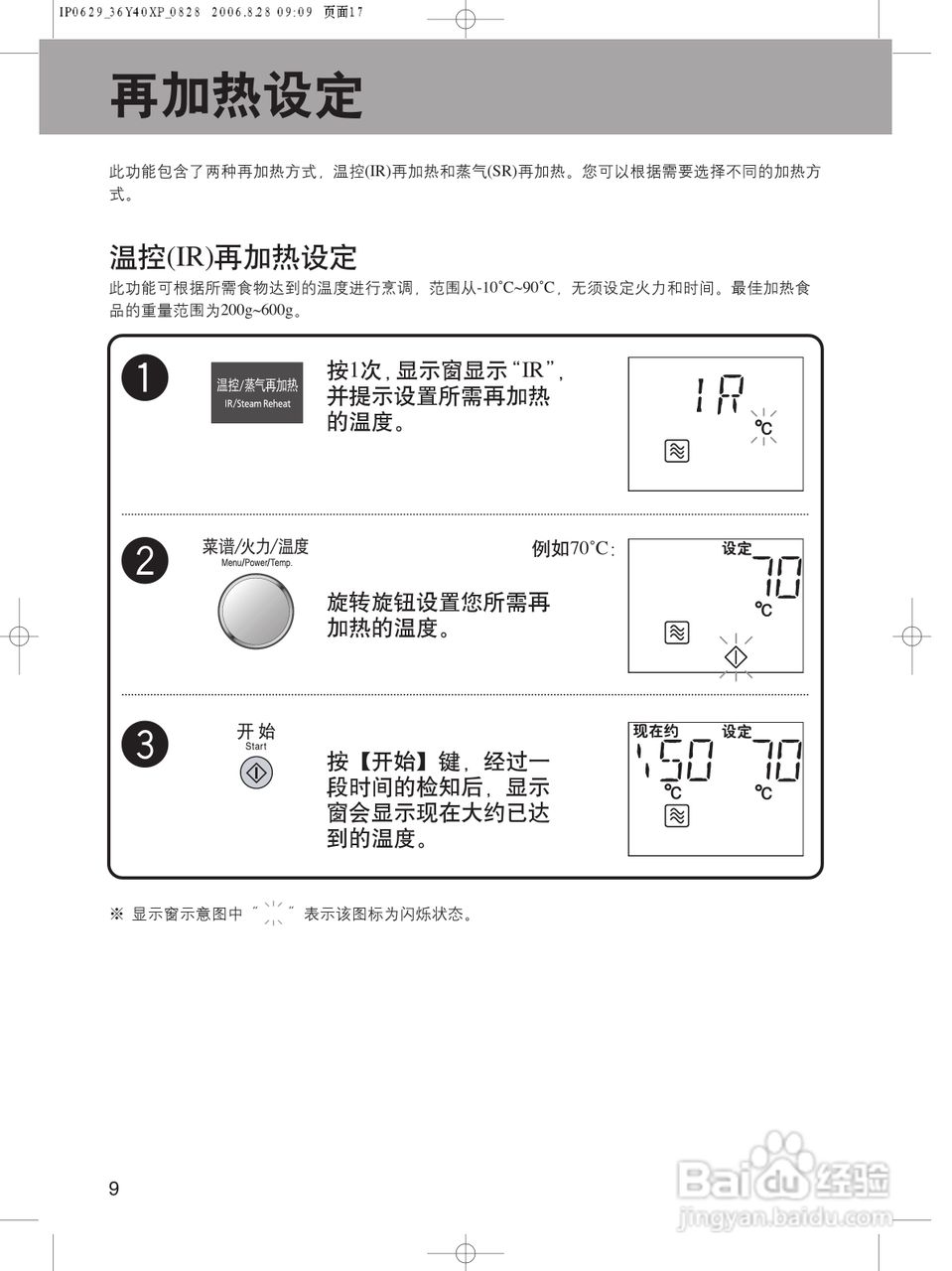 Panasonic变频蒸气微波炉NN-CS596A XPE使用说明书:[1]