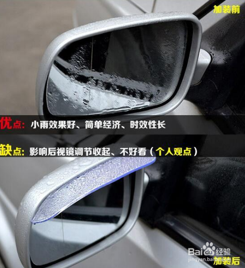 下雨天车窗起雾,后视镜看不清怎么办?