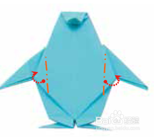 如何折一只企鹅