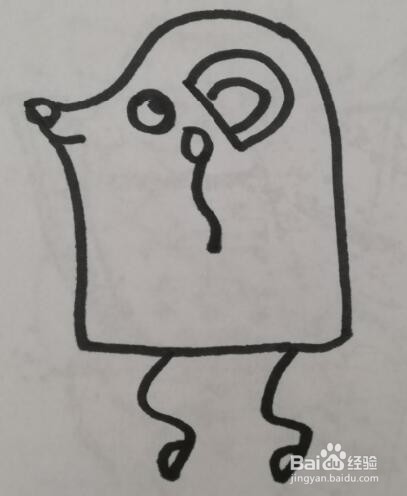 小老鼠的画法 小老鼠的简笔画